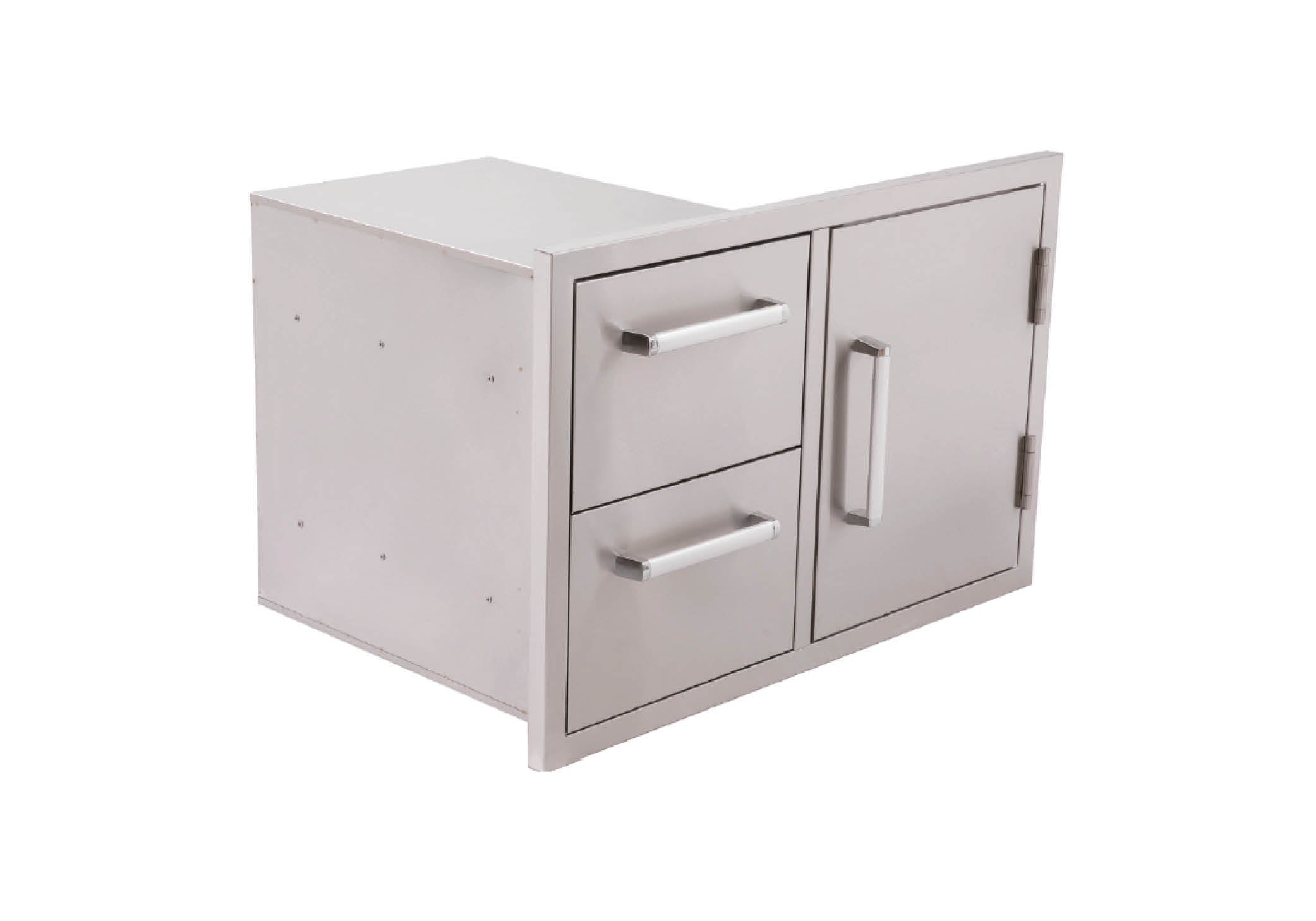images Twin door and single cupboard door unit.