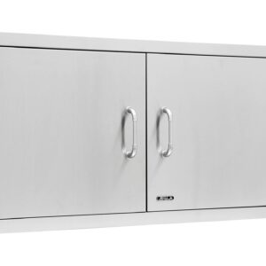 Two door module for building into bespoke outdoor kitchen.